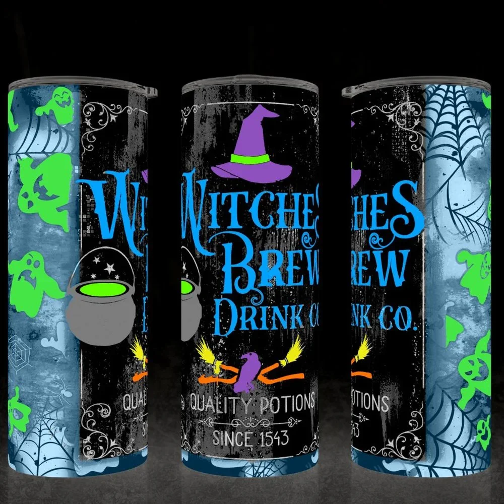 Witches Brew Quality Potions Halloween Tumbler 20oz - Picture 1 of 1